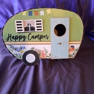 Happy Camper Birdhouse Decor